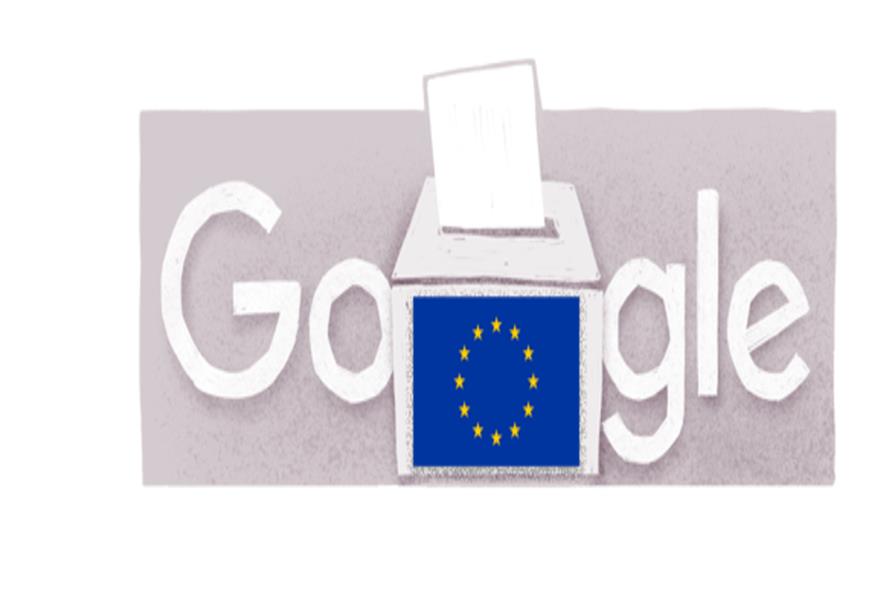 το Doodle Google για τις Ευρωεκλογές