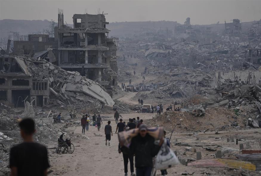 Tα μελανά σημεία στη συμφωνία εκεχειρίας για τη Γάζα (ΑP)