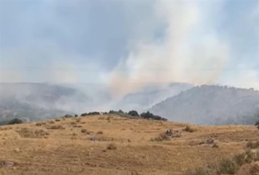 Ελληνικά μειονοτικά χωριά απειλούνται από τη φωτιά στην Αλβανία (Video Capture)