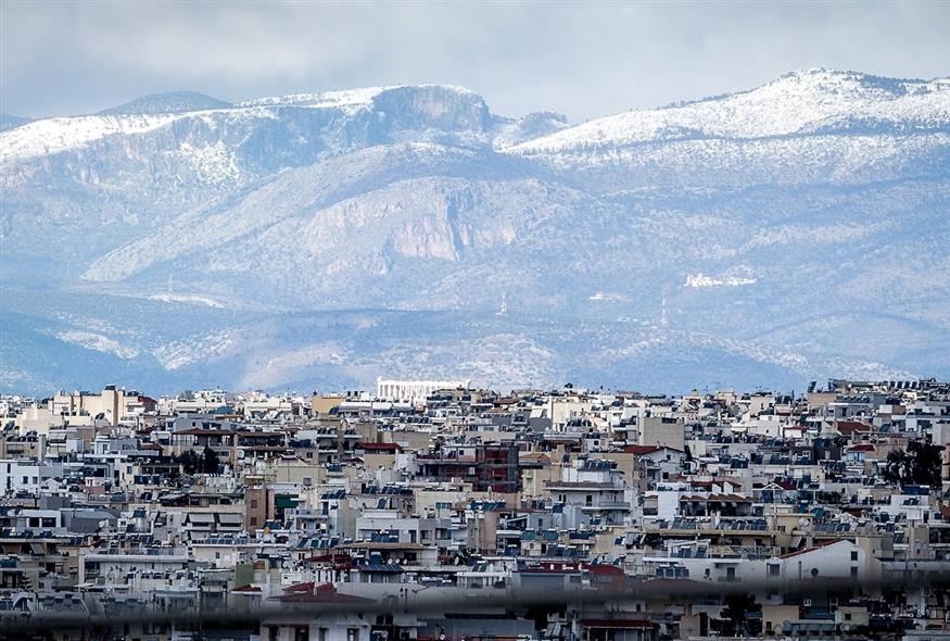 Χιόνια στην Πάρνηθα (ΘΕΟΔΩΡΟΣ ΧΡΙΣΤΟΔΟΥΛΑΚΗΣ / EUROKINISSI)