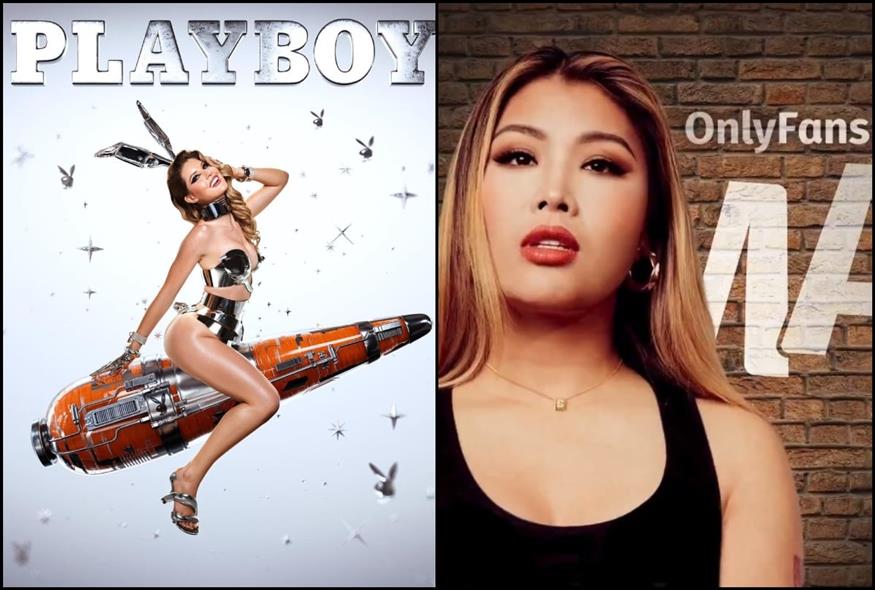 Το OnlyFans αποκτά έναν... ισχυρό ανταγωνιστή: Το Playboy (Instagram/Playboy &amp; Instagram/OnlyFans)