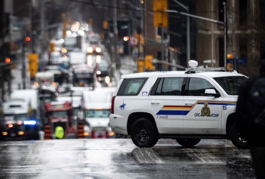 Αστυνομία στον Καναδά (AP Photo/Robert Bumsted)