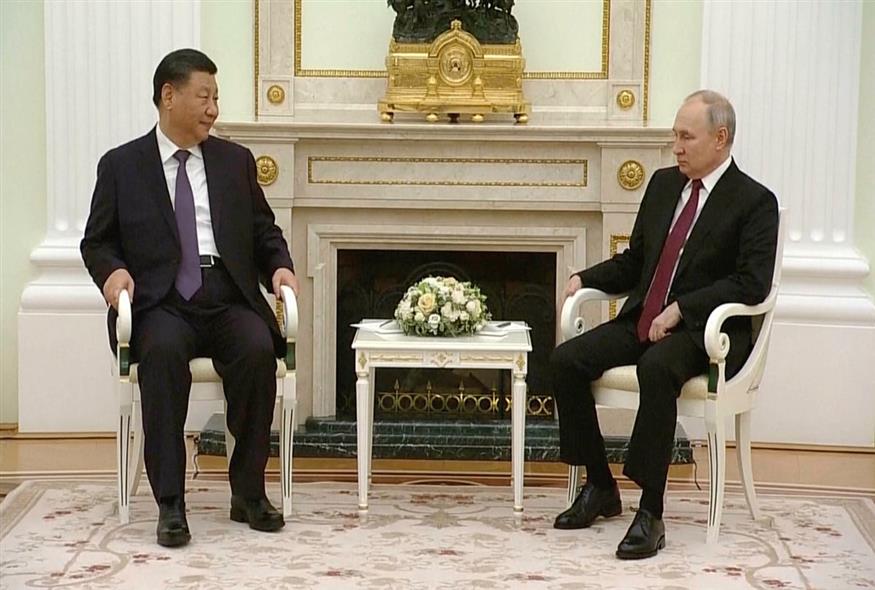 Συνάντηση Σι Τζιπίνγκ- Πούτιν/ AP