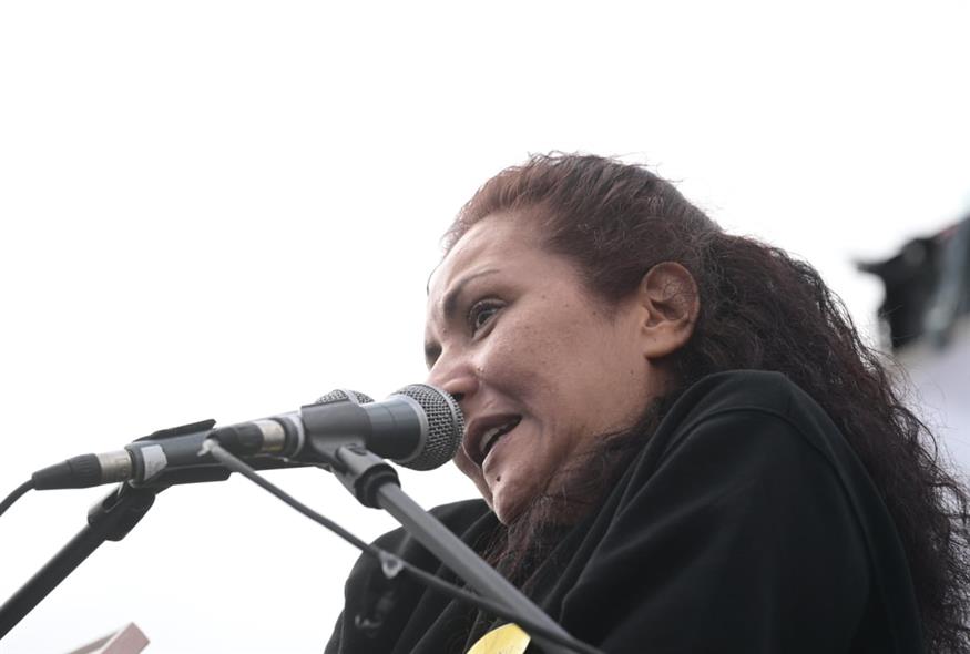 Η Δέσποινα Καλλέα (ΤΑΤΙΑΝΑ ΜΠΟΛΑΡΗ/EUROKINISSI)