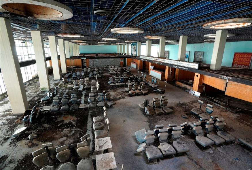 Διεθνές Αεροδρόμιο Λευκωσίας (AP Photo/Petros Karadjias) Διεθνές Αεροδρόμιο Λευκωσίας (AP Photo/Petros Karadjias)