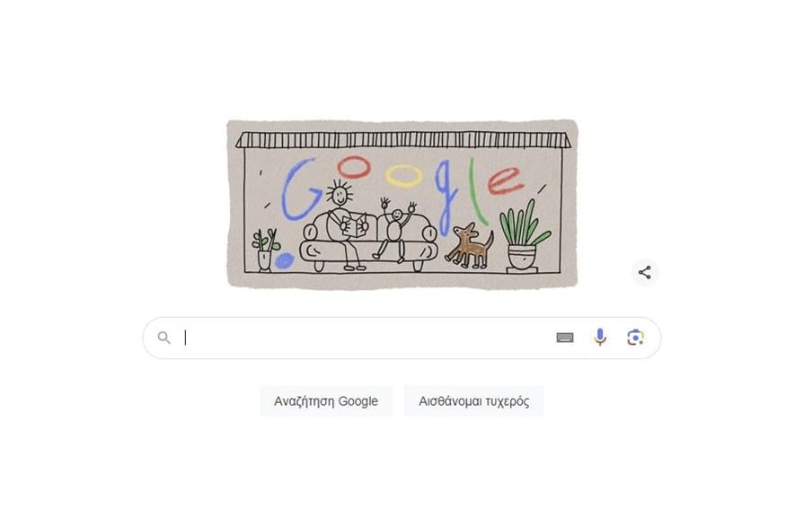 Το doodle της Google για την γιορτή της μητέρας