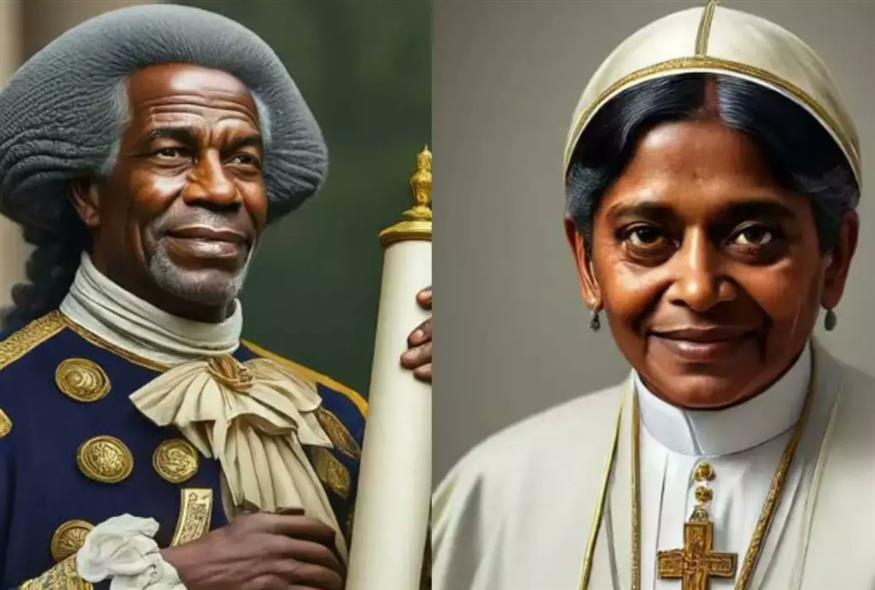 Κάποιες από τις γκάφες του Gemini - Ο Πάπας σαν Ινδή γυναίκα