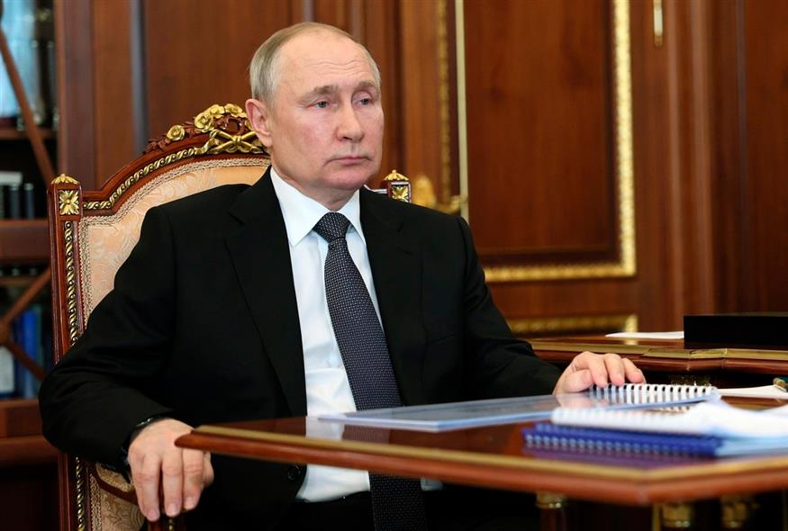 Ο Βλαντιμίρ Πούτιν (Mikhail Klimentyev/Sputnik, Kremlin Pool Photo via AP)