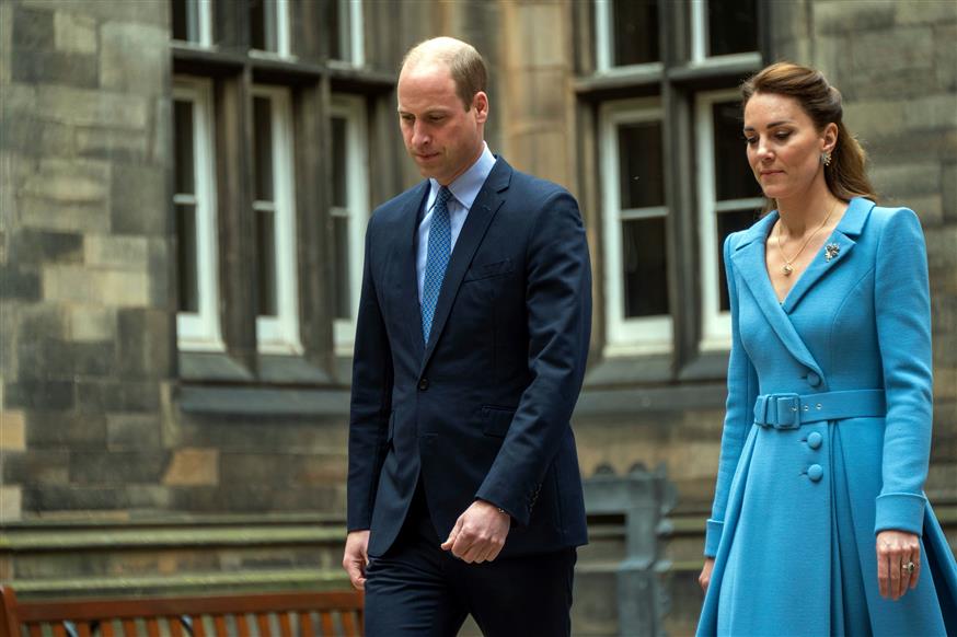 Πρίγκιπας Ουίλιαμ και Κέιτ Μίντλετον (Copyright: Andrew O'Brien/The Church of Scotland via AP)