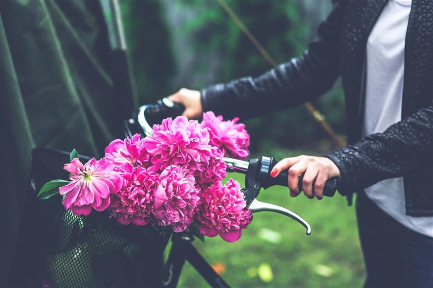 Λουλούδια σε ποδήλατο/pixabay.com
