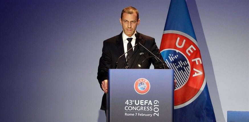 Ο πρόεδρος της UEFA Αλεξάντερ Τσέφεριν (copyright: AP)