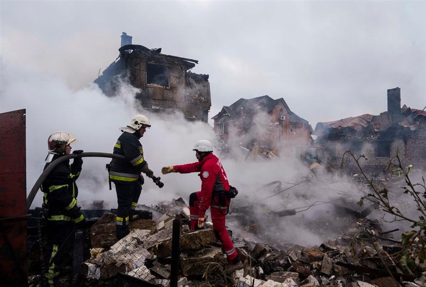 Ρωσική επίθεση στην Ουκρανία (AP Photo)