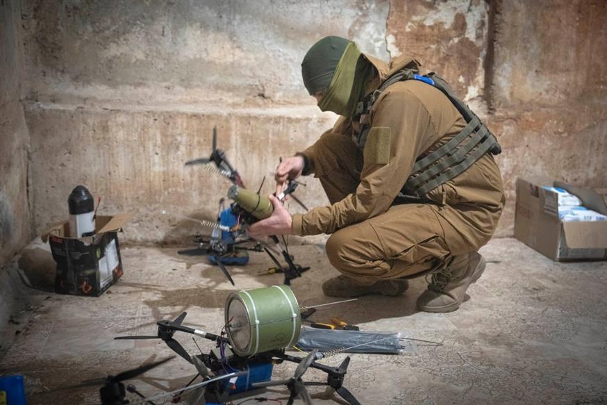 Και οι Ουκρανοί χειρίζονται drones, αλλά... /copyright Ap Photos