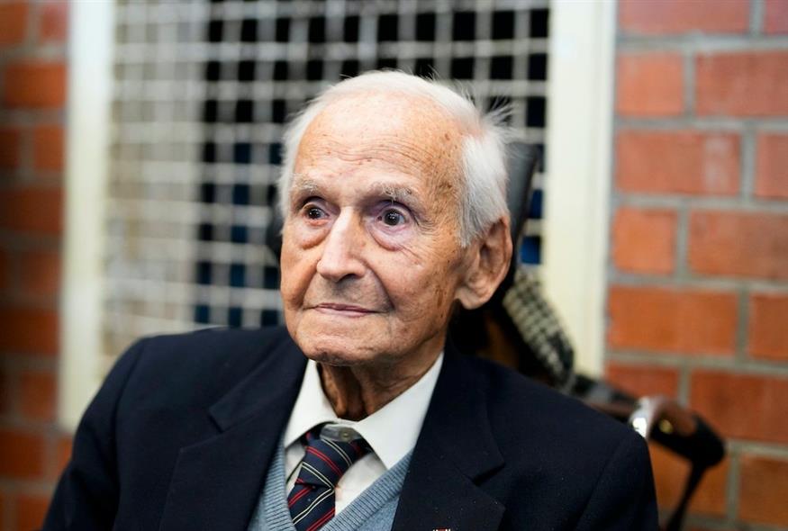Ο Λέον Σβαρτσμπάουμ σε ηλικία 100 ετών / AP Photo / Markus Schreiber