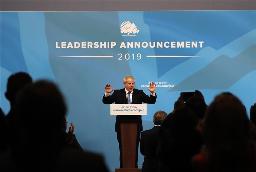 Νέος πρωθυπουργός της Βρετανίας ο Μπόρις Τζόνσον/(AP Photo/Frank Augstein)