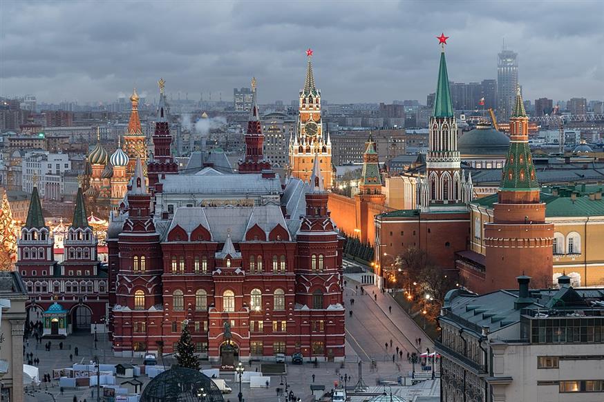Άποψη της Μόσχας από την πλατεία Manezhnaya (φωτ. en.wikipedia)