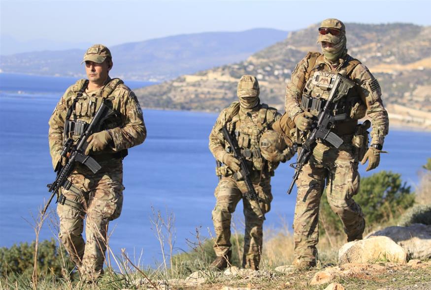 Στρατιώτες (ΓΙΩΡΓΟΣ ΚΟΝΤΑΡΙΝΗΣ/EUROKINISSI)