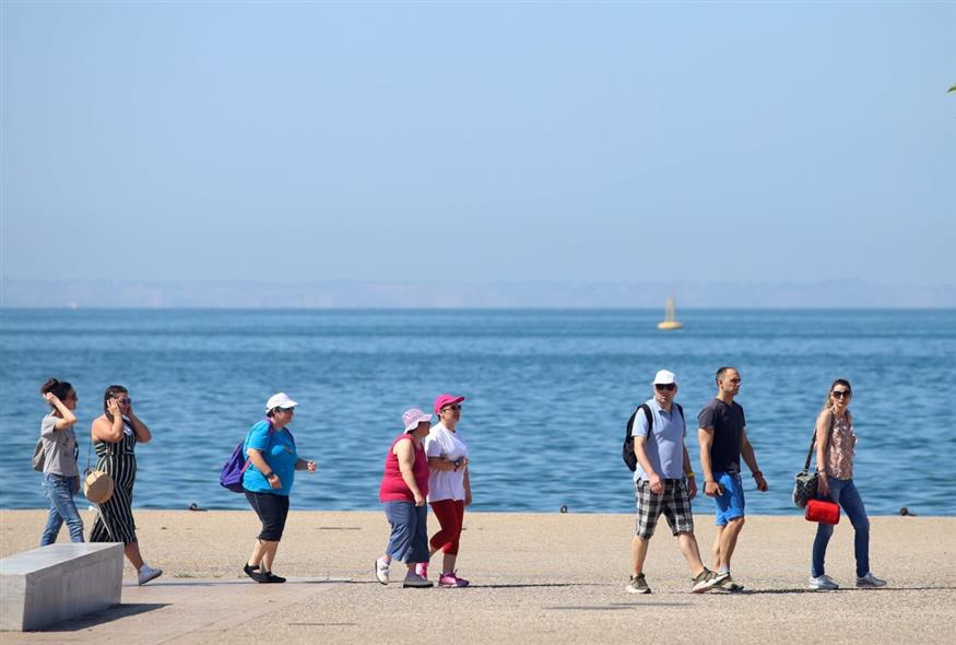 Τουρίστες στη Θεσσαλονίκη