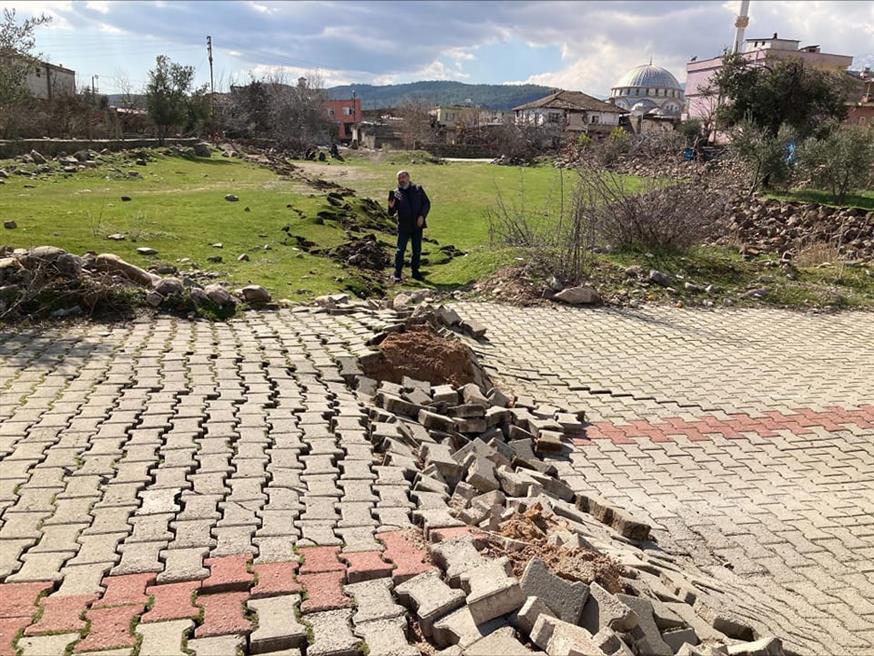ρήγμα σεισμού τουρκίας
