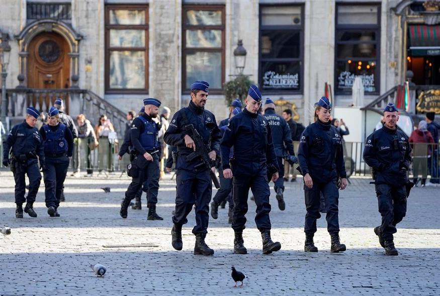 Αστυνομία στο Βέλγιο (AP Photo/Martin Meissner)