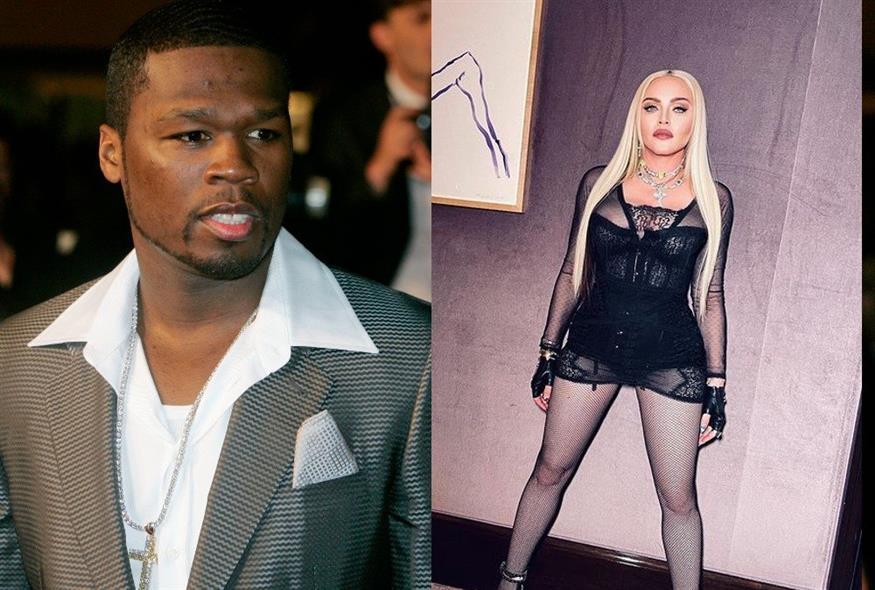 50 Cent (AP photo) και Μαντόνα (Instagram)