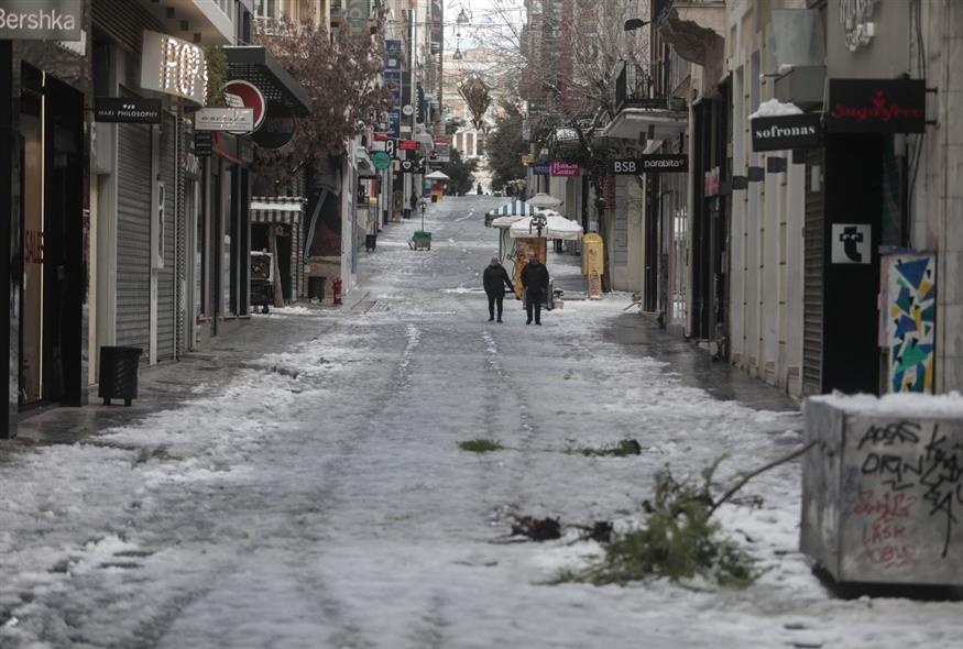 Χιόνια στην Αθήνα (EUROKINISSI- Φωτογραφία αρχείου)