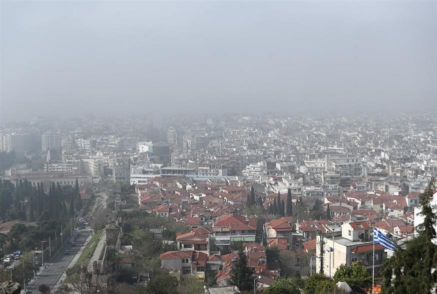 Αφρικανική σκόνη στη Θεσσαλονίκη (ΒΑΣΙΛΗΣ ΒΕΡΒΕΡΙΔΗΣ/MOTIONTEAM)