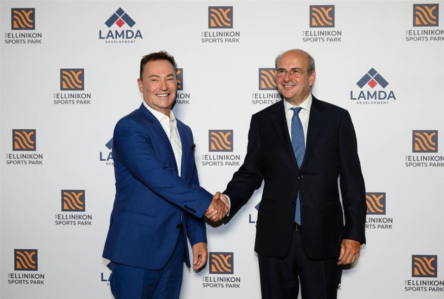 The Ellinikon Sports Park: Ο Αντιπρόεδρος της Κυβέρνησης Κωστής Χατζηδάκης και ο Διευθύνων Σύμβουλος της LAMDA Development Οδυσσέας Αθανασίου The Ellinikon Sports Park: Ο Αντιπρόεδρος της Κυβέρνησης Κωστής Χατζηδάκης και ο Διευθύνων Σύμβουλος της LAMDA Development Οδυσσέας Αθανασίου