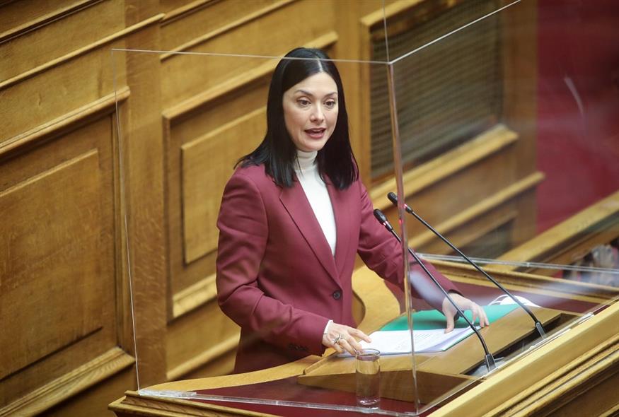 Η βουλευτής του ΚΙΝΑΛ Νάντια Γιαννακοπούλου (Eurokinissi)
