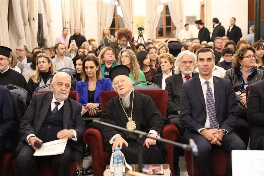 Ο Οικ. Πατριάρχης κ. Βαρθολομαίος στην εκδήλωση για τον Μητροπολίτη Δέρκων, Απόστολο