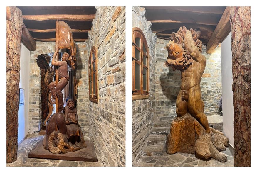 Εκθέματα από το μουσείο ξυλογλυπτικής Εκθέματα από το μουσείο ξυλογλυπτικής (Copyright: Ethnos.gr)