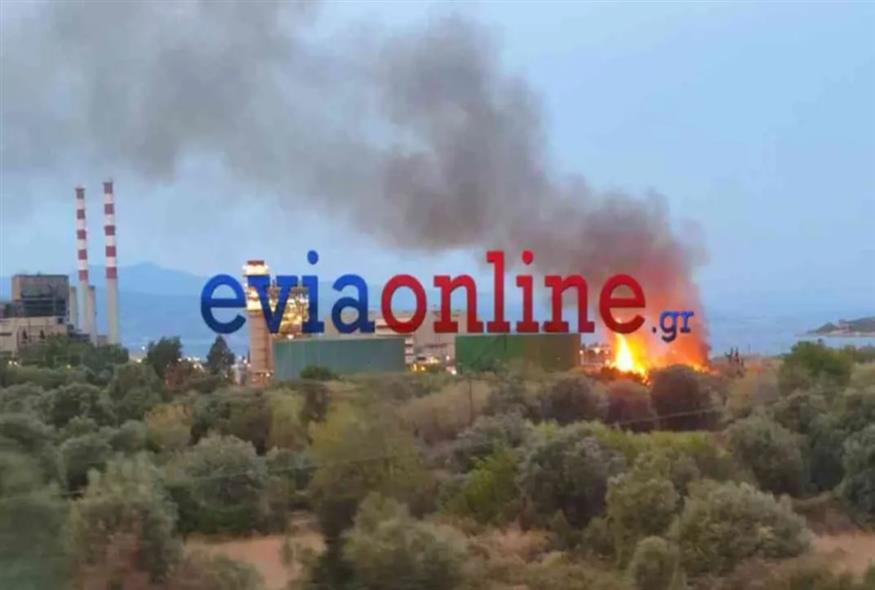 Φωτιά στην Εύβοια (eviaonline.gr)