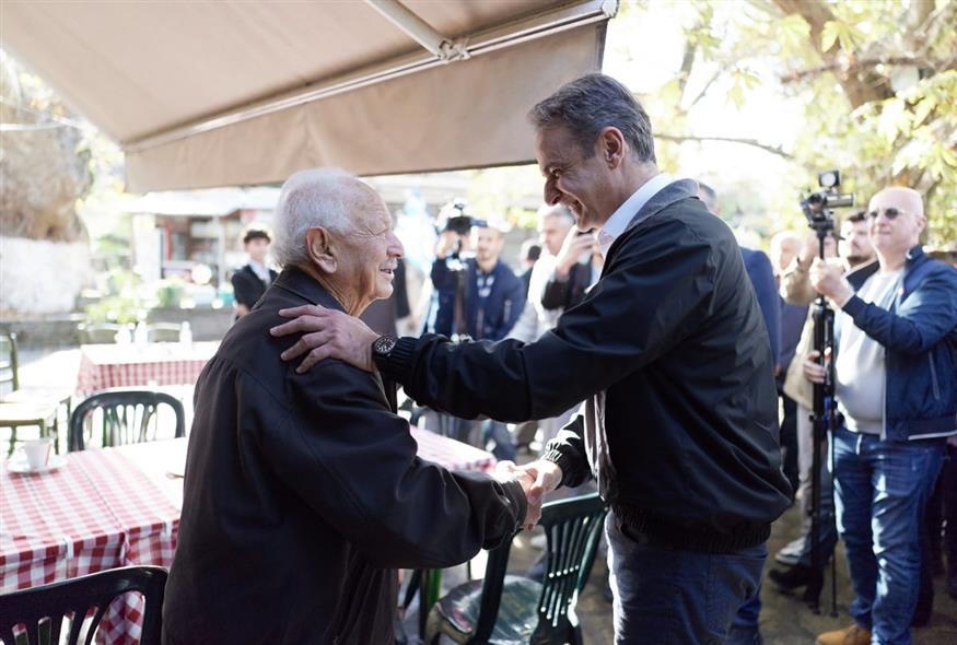 Κυριάκος Μητσοτάκης στη Ροδόπη (ΔΗΜΗΤΡΗΣ ΠΑΠΑΜΗΤΣΟΣ/ΓΡΑΦΕΙΟ ΤΥΠΟΥ ΠΡΩΘΥΠΟΥΡΓΟΥ)