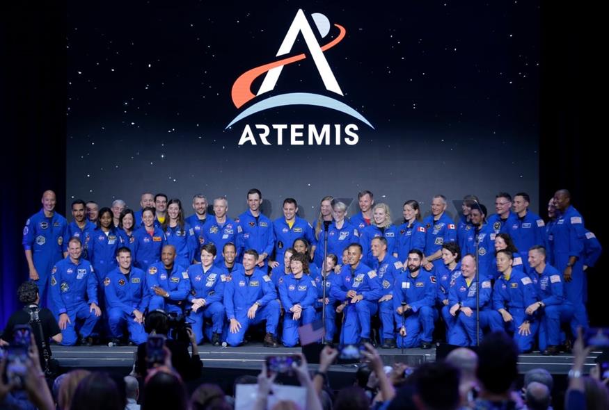 Οι αστροναύτες της αποστολής Artemis II της NASA (AP) Οι αστροναύτες της αποστολής Artemis II της NASA (AP)