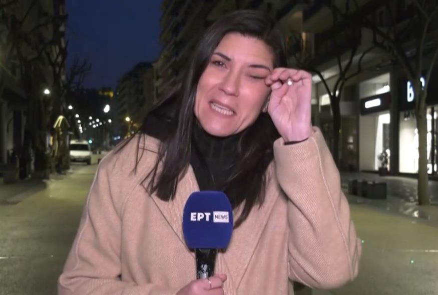 Δάκρυσε ρεπόρτερ της ΕΡΤ για τον αποκλεισμό του ΠΑΟΚ (Video Capture)
