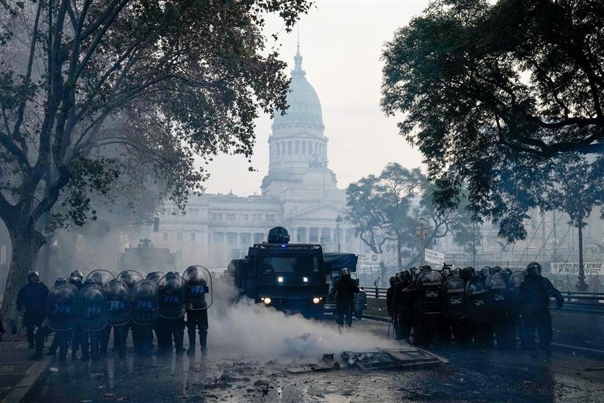 Διαδηλώσεις στην Αργεντινή/ ΑP