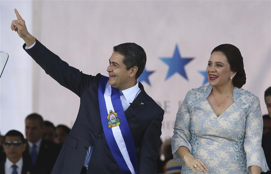 Ο πρόεδρος της Ονδούρας Χουάν Ορλάντο Ερνάντες (AP Photo/Fernando Antonio, File)