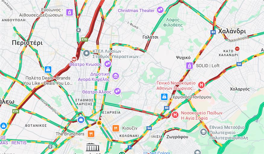 Κίνηση - Χάρτης Κίνηση - Χάρτης