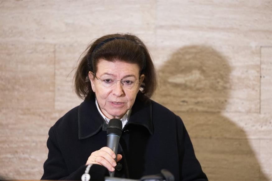 Η υπουργός Πολιτισμού, Λίνα Μενδώνη, στα εγκαίνια του αρχαιολογικού χώρου (ΑΧΙΛΛΕΑΣ ΧΗΡΑΣ/ΑΠΕ-ΜΠΕ) Η υπουργός Πολιτισμού, Λίνα Μενδώνη, στα εγκαίνια του αρχαιολογικού χώρου (ΑΧΙΛΛΕΑΣ ΧΗΡΑΣ/ΑΠΕ-ΜΠΕ)