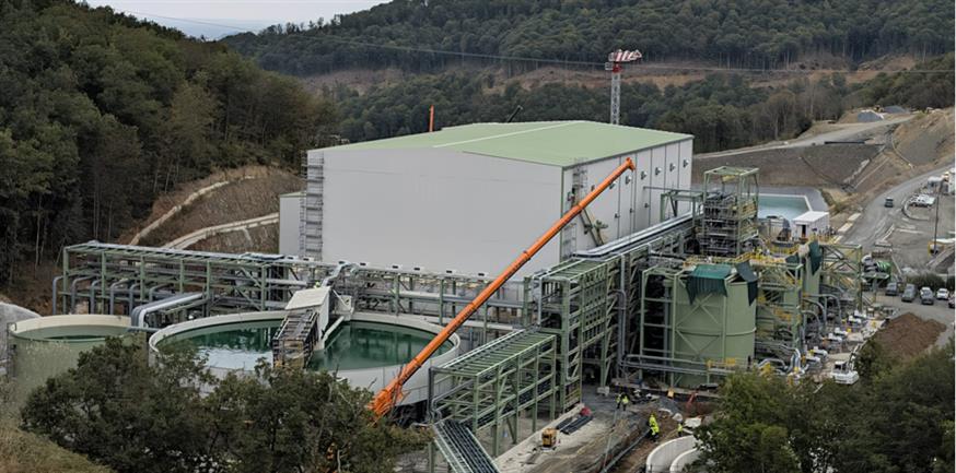 Εγκατάσταση αφυγρασμένων (φιλτραρισμένων) μεταλλευτικών καταλοίπων