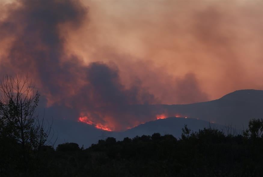 φωτιά στην Καβάλα/(ΒΑΣΙΛΗΣ ΒΕΡΒΕΡΙΔΗΣ / ΜΟΤΙΟΝ ΤΕΑΜ)Eurokinissi