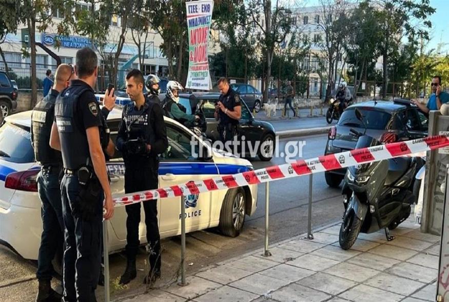 πυροβολισμοί στην οδό Λαγκαδά στη Θεσσαλονίκη