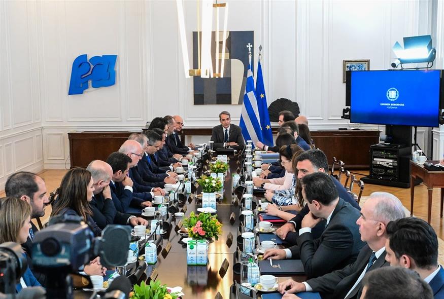 Το Υπουργικό Συμβούλιο (ΤΑΤΙΑΝΑ ΜΠΟΛΑΡΗ/EUROKINISSI)