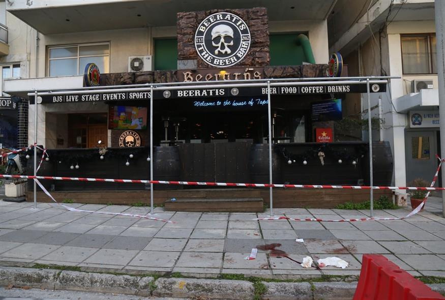 Θεσσαλονίκη: Το σημείο δολοφονίας του 32χρονου αστυνομικού (ΙΝΤΙΜΕ/ΜΩΥΣΙΑΔΗΣ ΓΙΑΝΝΗΣ)