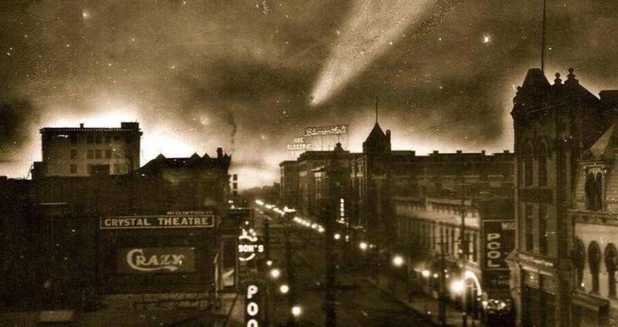 Η Νέα Υόρκη του 1910 υπό τον Κομήτη...