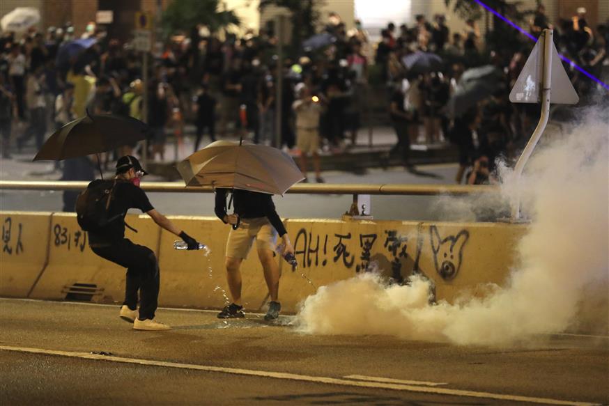 Διαδηλώσεις στο Χονγκ Κονγκ (AP Photo/Vincent Thian)