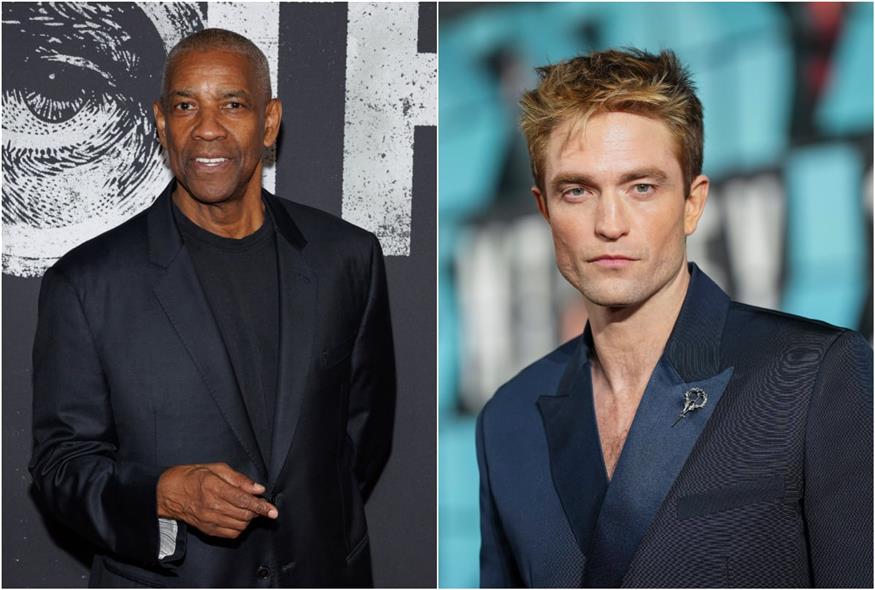 Ντένζελ Ουάσινγκτον και Ρόμπερτ Πάτινσον (Copyright: AP Images)