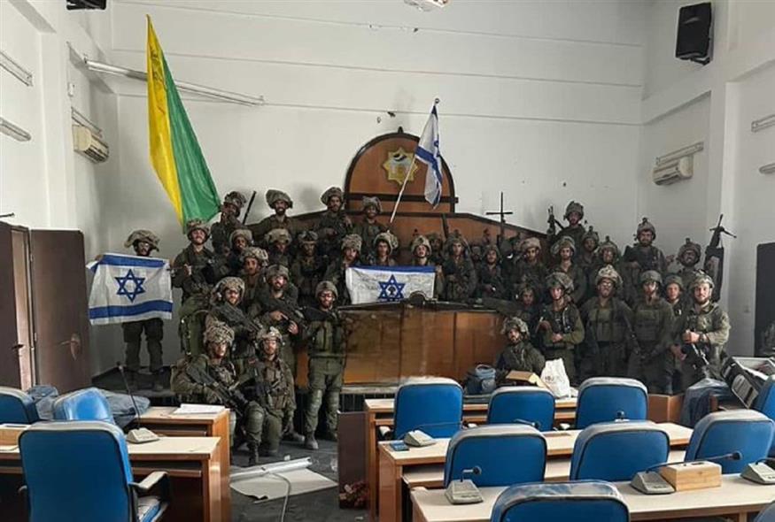 Η φωτογραφία που ανέβασε ο ισραηλινός στρατός
