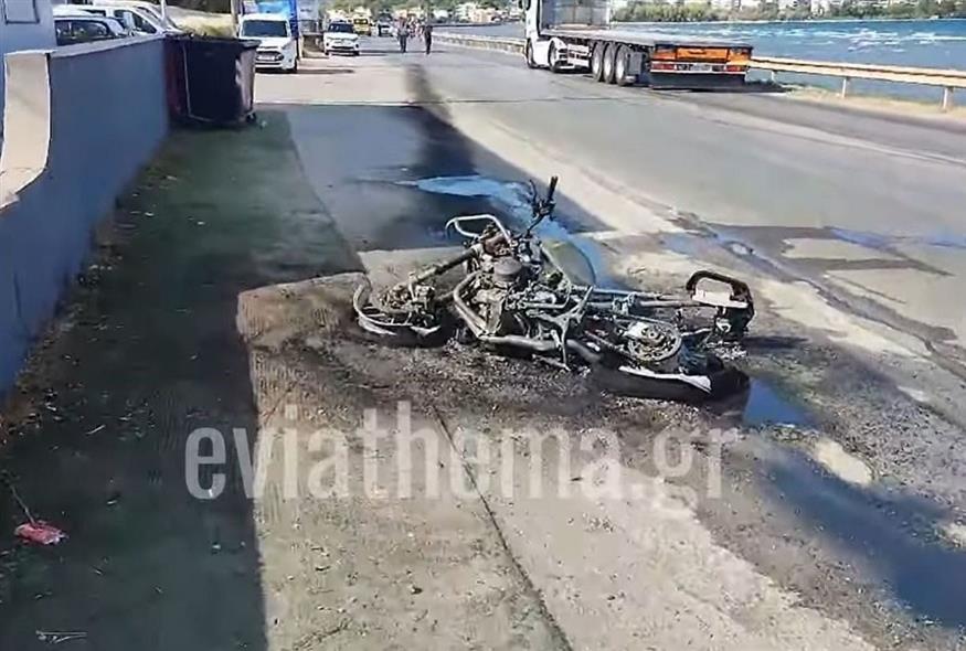 Τροχαίο στη Χαλκίδα (Video Capture)