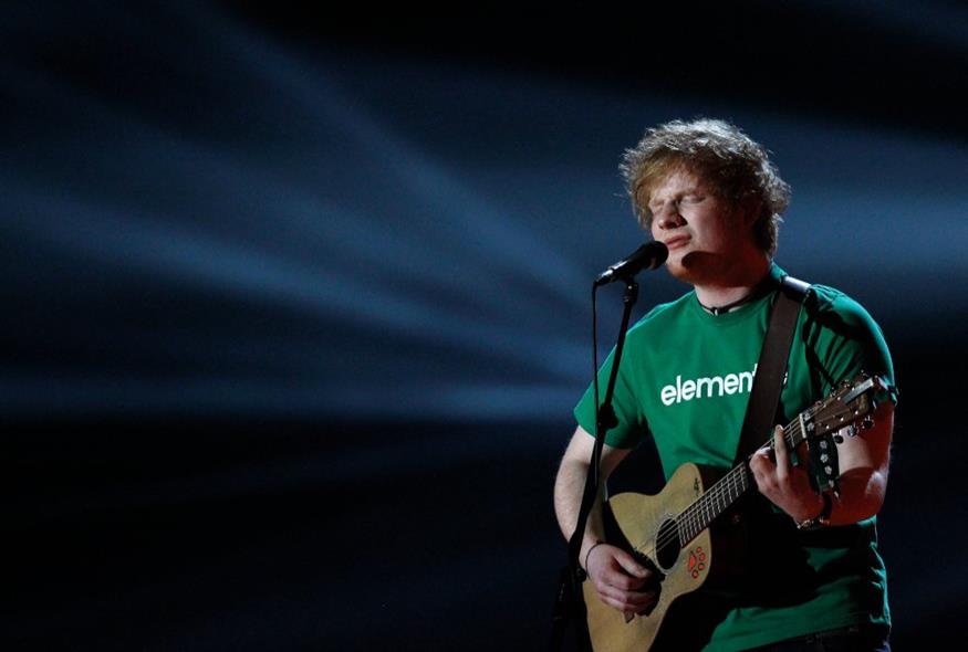 Ed Sheeran (Copyright: AP Photo/Joel Ryan)